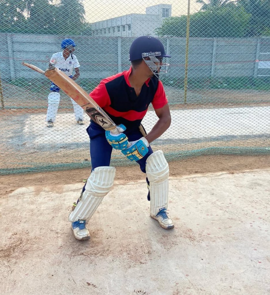 Batting net session